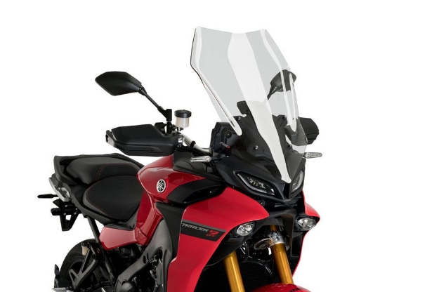 Afbeeldingen van Vervangingsruit touring Puig Yamaha MT-09 Tracer / Tracer 9 -'24 transparant