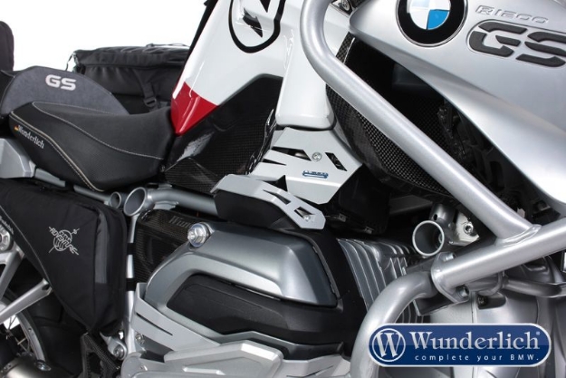 Afbeeldingen van Injection cover right BMW R1200GS LC '13-'16/ R1200R LC - silver Wunderlich