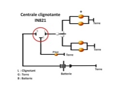 Afbeeldingen van Knipperlichtrelais verstelbaar 0,6-180W