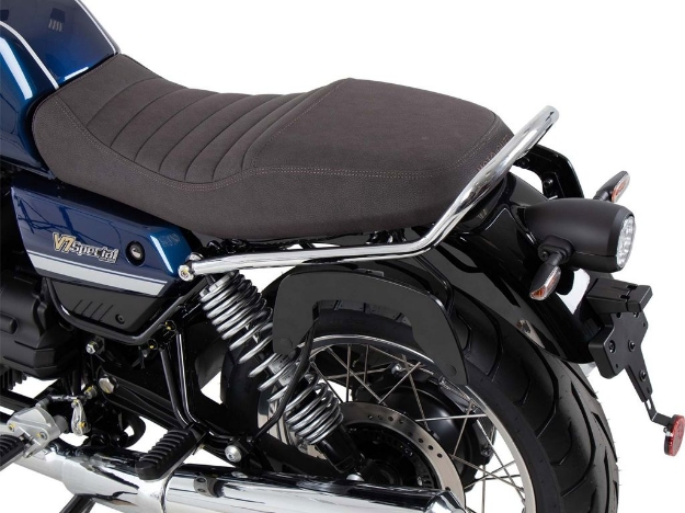 Afbeeldingen van C-Bow tasdragers zwart Hepco&Becker diverse Moto Guzzi V7 modellen  '21-24