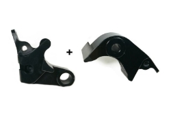 Afbeeldingen van Rem- en koppelinghendelset opklapbaar/uitschuifbaar zwart Chaft voor diverse Daytona en Speed/Street Triple modellen