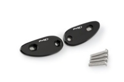 Afbeeldingen van Spiegelafdekplaatjes zwart Puig Honda CBR1000RR '17-