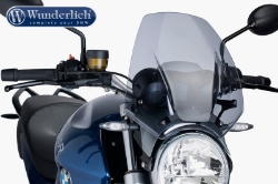 Afbeeldingen van Windscreen Sport BMW R1200R -'14 - smoke grey Wunderlich