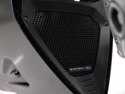 Afbeeldingen van Oliekoeler cover zwart Evotech Performance Ducati Diavel 1260 '19-