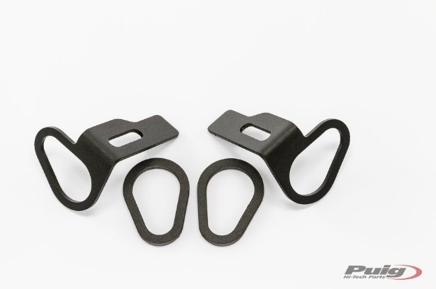 Afbeeldingen van Knipperlichtbeugeltjes Puig kentekenplaathouder Yamaha knipperlichten