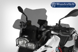 Afbeeldingen van Windscreen Â»RAID VARIOÂ« BMW F800GS Adventure '13-- licht getint Wunderlich