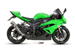 Afbeeldingen van MIVV Ghibli RVS demper Kawasaki ZX6-R '09-