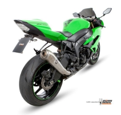 Afbeeldingen van MIVV Ghibli RVS demper Kawasaki ZX6-R '09-