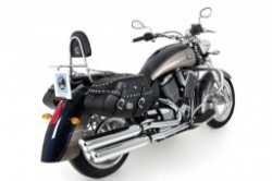 Afbeeldingen van C-Bow custom tasdragers zwart Hepco&Becker Victory Kingpin