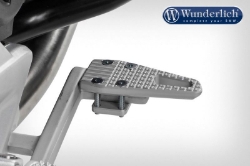 Afbeeldingen van Brake lever enlargement diverse BMW F800 modellen- silver