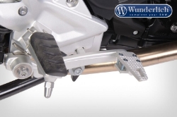 Afbeeldingen van Brake lever enlargement diverse BMW F800 modellen- silver