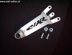 Afbeeldingen van Uitlaatsteun zwart Puig Honda CBR600F 1999-2007