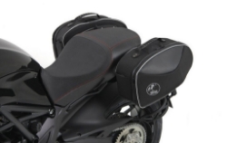 Afbeeldingen van C-Bow tasdragers zwart Hepco&Becker Ducati Diavel '11-18