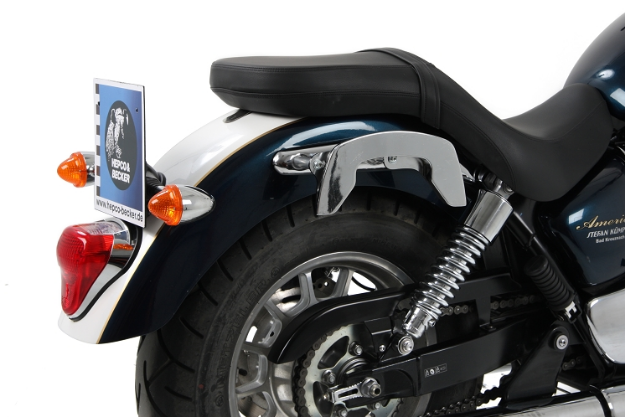 Afbeeldingen van C-Bow custom tasdragers chroom Hepco&Becker Triumph Bonneville America / Speedmaster '11-