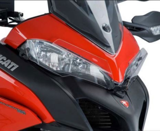 Afbeeldingen van Koplamp beschermer transparant Puig Ducati Multistrada 950 '17- / +