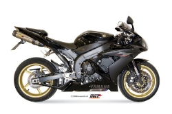 Afbeeldingen van MIVV Suono Steel RVS dempers Yamaha R1 '04-'06
