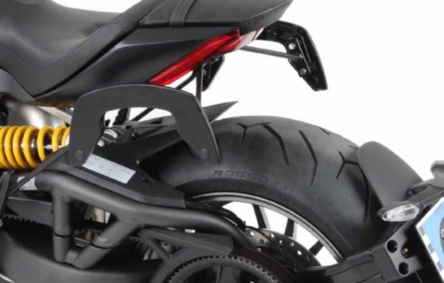 Afbeeldingen van C-Bow tasdragers zwart Hepco&Becker Ducati Diavel '16+