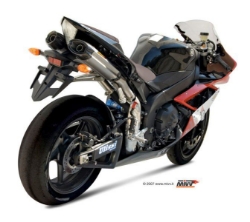 Afbeeldingen van MIVV Suono Steel Black RVS dempers Yamaha R1 '07-'08
