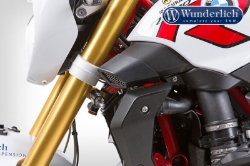 Afbeeldingen van Intake pipe cover BMW R1200R LC - black Wunderlich