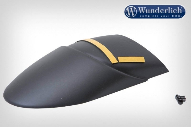 Afbeeldingen van Mudguard extension front BMW S1000R '14-/ S1000RR -'16/ S1000XR - black Wunderlich