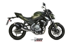 Afbeeldingen van MIVV systeem met GP PRO carbon Kawasaki Z650 / Ninja 650 '17-22 (1 lambda)