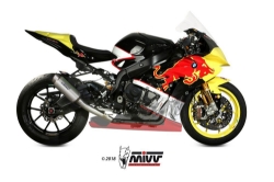 Afbeeldingen van MIVV Power Steel RVS systeem met GP Pro demper BMW S1000RR ’17-