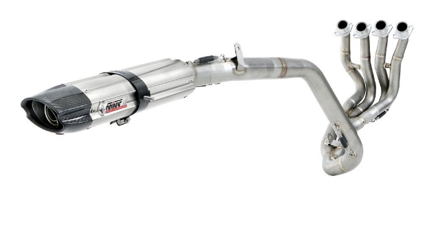 Afbeeldingen van MIVV RVS Power Steel compleet systeem met Suono RVS demper Honda CBR600RR '08-'12