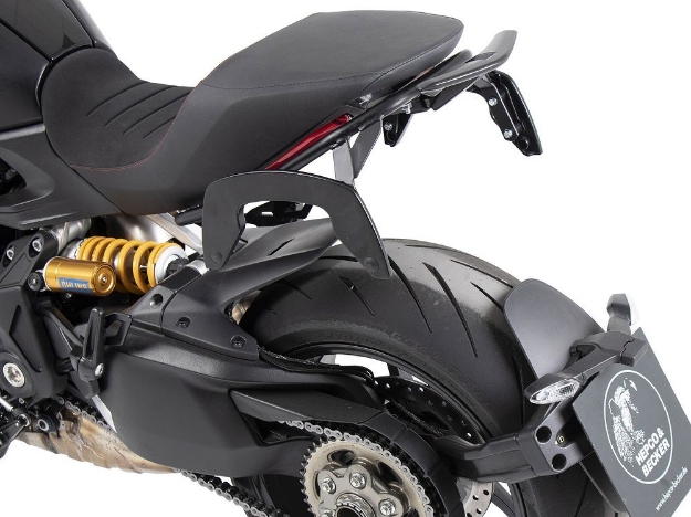 Afbeeldingen van C-Bow tasdragers zwart Hepco&Becker Ducati Diavel 1260 / S '19+