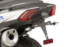 Afbeeldingen van Kentekenplaathouder Puig zwart Yamaha T-MAX 530/DX/SX '17-