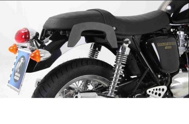 Afbeeldingen van C-Bow tasdragers zwart Hepco&Becker Triumph Thruxton '04-15