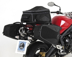 Afbeeldingen van C-Bow tasdragers zwart Hepco&Becker Triumph STREET TRIPLE 675/R '07-12
