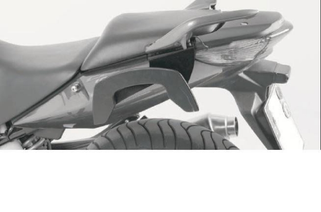 Afbeeldingen van C-Bow tasdragers zwart Hepco&Becker Honda CBF500 / CBF600 / CBF1000 '04-07 '04-13 '06-11