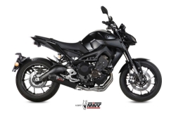 Afbeeldingen van MIVV compleet systeem met oval carbon demper Yamaha MT-09 '13-20