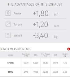 Afbeeldingen van MIVV 2-1 systeem met oval carbon demper met carbon cap YYamaha MT-07 '14-23