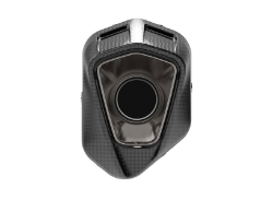 Afbeeldingen van MIVV 2-1 systeem High Up met Delta Race Black RVS demper Yamaha MT-07 '14-23