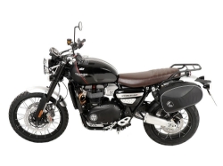 Afbeeldingen van C-Bow tasdrager links zwart Hepco&Becker Triumph Scrambler 1200 XE '19-23