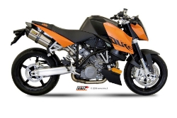 Afbeeldingen van MIVV Suono Steel Black RVS dempers KTM 990 Superduke '05-'13