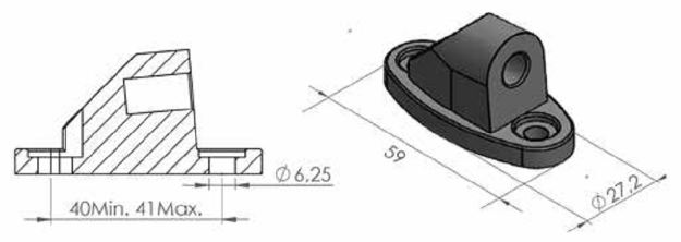 Afbeeldingen van Kuipspiegel adapter Puig