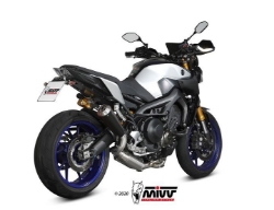 Afbeeldingen van MIVV systeem met X-M1 Black RVS demper Yamaha MT-09 '13-