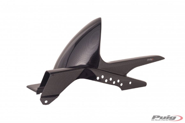 Afbeeldingen van Achterspatbord Puig carbon look Honda CB500F / CB500X / CBR500R '13-18