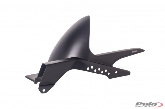 Afbeeldingen van Achterspatbord Puig mat zwart Honda CB500F / CB500X / CBR500R '13-18