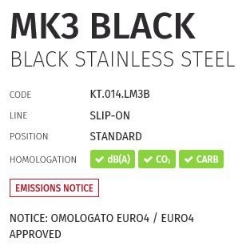 Afbeeldingen van MIVV MK3 RVS black demper KTM 1290 Superduke '14-