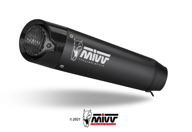 Afbeeldingen van MIVV 3-1 systeem met X-M5 Black RVS Yamaha MT-09 / SP '21-23