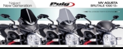 Afbeeldingen van Vervangingsruit naked bike Puig MV Agusta Brutale 1090/R/RR '13-'18 // Brutale Corsa '14-