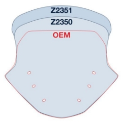 Afbeeldingen van Vervangingsruit VStream sport/tour National Cycle BMW R1200/1250RT '14-'20