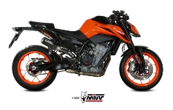 Afbeeldingen van MIVV MK3 Black RVS KTM 790 Duke / 890 Duke