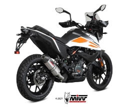 Afbeeldingen van MIVV Oval titanium demperset met carbon cap KTM 390 Adventure '20-