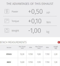 Afbeeldingen van MIVV X-M1 Black RVS KTM Duke 125/ 390 '21-