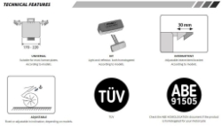 Afbeeldingen van Kentekenplaathouder zwart Puig Honda CMX500 Rebel '20-