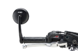 Afbeeldingen van Stuureind spiegel Grand Tracker Puig zwart aluminium gefreesd rechts/links